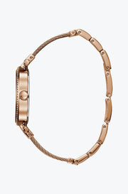 Guess Soho Rose Gold Dial Stainless Steel Watch For Women - W0638L4