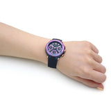 Guess Cosmic Multifunction Blue Dial Blue Silicone Strap Watch For Women - GW0466L2