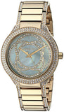 Michael Kors Kerry Mother of Pearl Dial Gold Steel Strap Watch for Women - MK3481