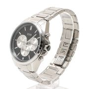 Hugo Boss Driver Chronograph Black Dial Silver Steel Strap Watch for Men - 1512883