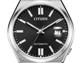 Citizen Tsuyosa Automatic Black Dial Silver Steel Strap Watch For Men - NJ0150-81E