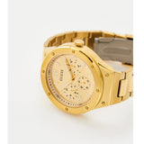 Guess Scope Gold Dial Gold Steel Strap Watch for Men - GW0454G2