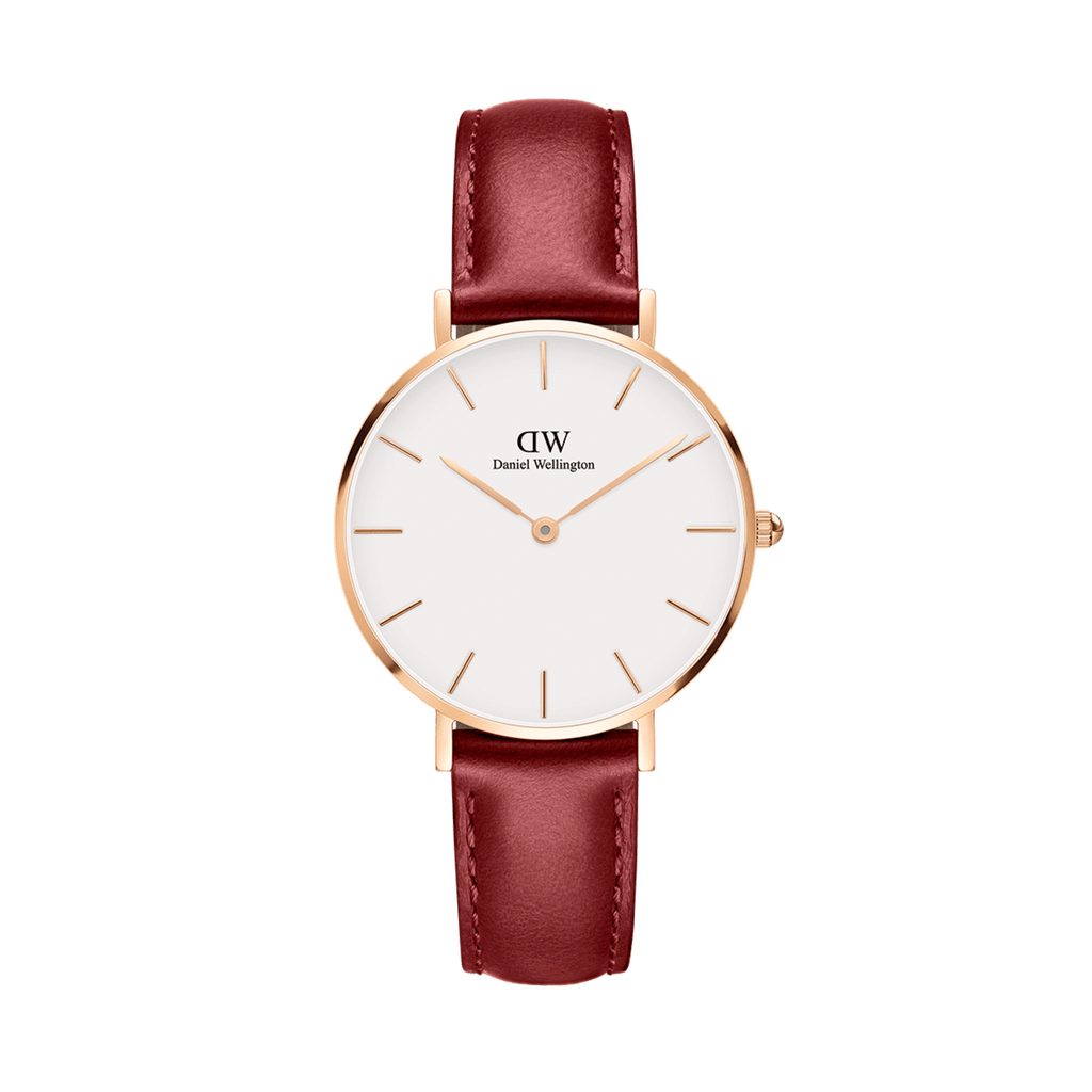 Daniel Wellington Classic Suffolk White Dial Brown Leather Strap