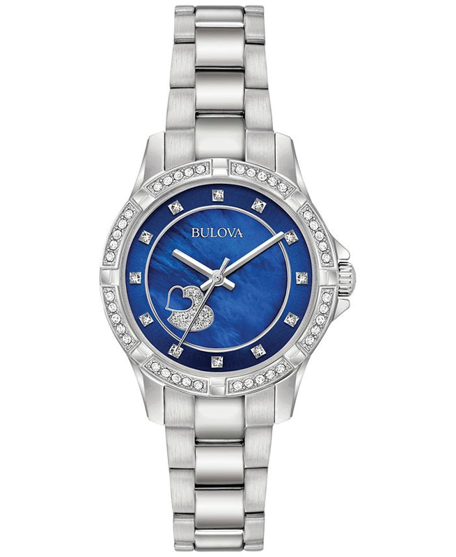 Bulova women's 2024 blue face watch