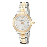 Versace Hellenyium Silver Dial Two Tone Steel Strap Watch for Women - V12030015