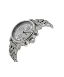 Fossil Boyfriend Chronograph Silver Dial Silver Steel Strap Watch for Women - ES2198