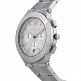 Michael Kors Wyatt White Dial Silver Steel Strap Watch For Women - MK5932