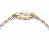 Versace Audrey Quartz White Dial Two Tone Steel Strap Watch for Women - VELR00519