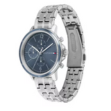 Tommy Hilfiger Casual Quartz Blue Dial Silver Steel Strap Watch For Women - 1782188