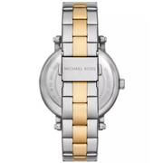 Michael Kors Analog Blue Dial Two Tone Steel Strap Watch for Women - MKO1049