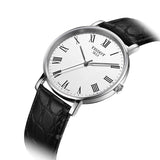 Tissot Everytime Medium White Dial Jam Tangan Tali Kulit Hitam Untuk Pria - T109.410.16.033.01