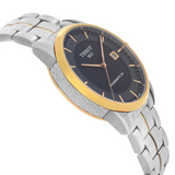 Jam Tangan Pria Tissot Luxury Powermatic 80 Dial Hitam dengan Tali Baja Perak - T086.407.22.051.00