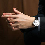 Tissot Everytime Medium White Dial Jam Tangan Tali Kulit Hitam Untuk Pria - T109.410.16.033.01