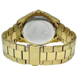 Guess BFF Multifunction Gold Dial Gold Steel Strap Watch for Men - W0231L2