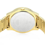 Guess Crush Gold Dial Gold Steel Strap Watch For Women - GW0020L2