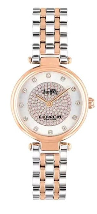 Coach Park Silver Dial Two Tone Steel Strap Watch for Women - 14503642