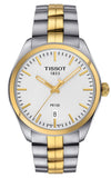 Tissot T Sport PR 100 Chronograph White Dial Two Tone Steel Strap Watch For Men - T101.417.22.031.00