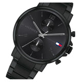 Tommy Hilfiger Daniel Black Dial Black Steel Strap Watch for Men - 1710414