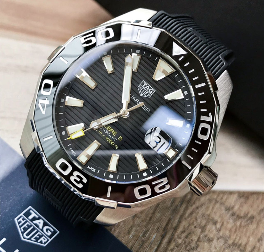 Tag Heuer Aquaracer Black Dial Watch for Men