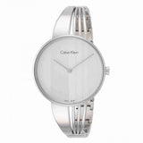 Calvin Klein Drift Silver Dial Silver Steel Strap Watch for Women - K6S2N116