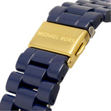 Michael Kors Runway Analog Blue Dial Blue Steel Strap Watch for Women - MK7332