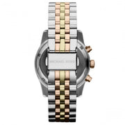 Michael Kors Lexington Chronograph Silver Dial Two Tone Steel Strap Watch for Women - MK5735