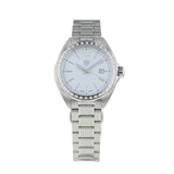 Tag Heuer Formula 1 Diamonds Mother of Pearl White Dial Silver Steel Strap Watch for Women - WBJ141A.BA0664