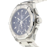 Tag Heuer Aquaracer Quartz Chronograph Black Dial Silver Steel Strap Watch for Men - CAY1110.BA0927