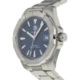 Jam Tangan Pria Tag Heuer Aquaracer Automatic Blue Dial Silver Steel Strap - WAY2112.BA0928