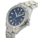 Jam Tangan Pria Tag Heuer Aquaracer Automatic Blue Dial Silver Steel Strap - WAY2112.BA0928