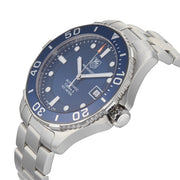 Tag Heuer Aquaracer Caliber 5 Automatic Blue Dial Silver Steel Strap Watch for Men - WAN2111.BA0822