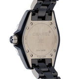 Chanel J12 Quartz Diamonds Black Dial Black Steel Strap Watch for Women - J12 H5701