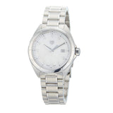 Tag Heuer Formula 1 Diamonds Mother Of Pearl White Dial Silver Steel Strap Watch for Women - WBJ1419.BA0664