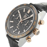 Tag Heuer Carrera Chronograph Black Dial Black Leather Strap Watch for Men - CBN2A5A.FC6481