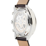 Tag Heuer Carrera Chronograph White Dial Brown Leather Strap Watch for Men - CBN2013.FC6483