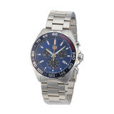 Tag Heuer Formula 1 Red Bull Racing Chronograph Blue Dial Silver Steel Strap Watch for Men - CAZ101AK.BA0842