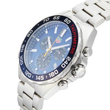 Tag Heuer Formula 1 Red Bull Racing Chronograph Blue Dial Silver Steel Strap Watch for Men - CAZ101AK.BA0842