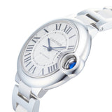 Cartier Ballon Bleu De Cartier Silver Dial Silver Steel Strap Watch for Women - WSBB0044