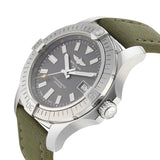 Breitling Avenger Automatic GMT 43 Green Dial Green Nylon Strap Watch for Men - A17318101L1X1