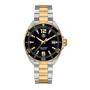 Tag Heuer Formula 1 Quartz Black Dial Two Tone Steel Strap Watch for Men - WAZ1121.BB0879