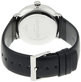 Calvin Klein High Noon Quartz Blue Dial Black Leather Strap Watch for Men - K8M211CN