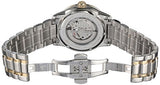 Bulova BVA Skeleton Silver Dial Two Tone Steel Strap Watch for Men - 98A123