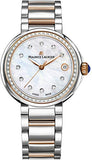 Maurice Lacroix Fiaba Date Diamonds White Mother of Pearl Dial Two Tone Steel Strap Watch for Women - FA1007-PVP23-170-1