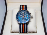 Tag Heuer Formula 1 Chronograph 43mm Dial Biru Jam Tangan NATO Strap untuk Pria - CAZ1014.FC8196