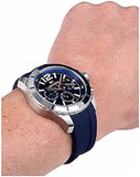 Tommy Hilfiger Nolan Chronograph Blue Dial Blue Rubber Strap Watch for Men - 1791142