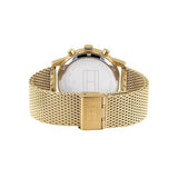 Tommy Hilfiger Kane White Dial Gold Mesh Bracelet Watch for Men - 1710403