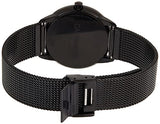 Calvin Klein Minimal Black Dial Black Mesh Bracelet Watch for Women - K3M224X1