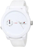 Tommy Hilfiger Denim White Dial White Rubber Strap Watch for Men - 1791324