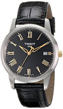 Tissot T Classic Dream Black Dial Black Leather Strap Watch for Men - T033.410.26.053.01