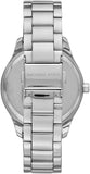 Michael Kors Layton Chronograph Mother of Pearl Blue Dial Silver Steel Strap Watch For Women - MK6847